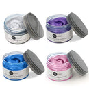 4 Hair Coloring Wax Temporary Hair Clay Pomades 4.23 oz- 4 in 1 Grey Purple Blue Pink - Natural Hair Dye Material Disposable Hair Styling Clay Ash for Cosplay,Halloween,Party VOLLUCK
