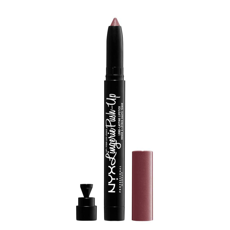 NYX PROFESSIONAL MAKEUP Lip Lingerie Push-Up Long Lasting Plumping Lipstick - French Maid (Mute Mauve) NYX PROFESSIONAL MAKEUP