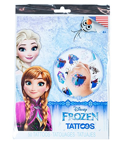Savvi Disney Temporary Tattoos, Set of 50, Disney Frozen Savvi