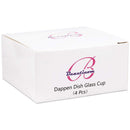 Beauticom 4 Pcs Acrylic Liquid Powder Dappen Dish Glass Crystal Cup Only Glassware Tool For Nail Art (4 pcs, 1.2 inch (small octagon)) No Lids Beauticom