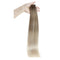 Full Shine 14 Inch Remy Hair Extensions Glue in Hair Color 8 Ash Brown Fading to 60 Blonde 20pcs 50g Balayage Tape in Hair Extensions Remy Human Hair Seamless Extensions For Beauty Supply Full Shine Store