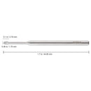 PANA 3/32" Cuticle Clean Nail Carbide Bit for Professional, Nail Salon, Nail Trimmer, Under Nail Cleaner, Electric Drill Machine, Manicure Tools (Silver-Snake Head, Medium) PANA