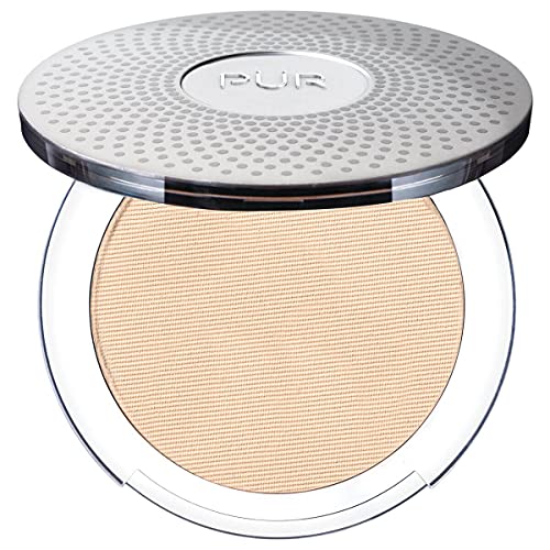 PÜR 4-in-1 Pressed Mineral Makeup SPF 15 Powder Foundation with Concealer & Finishing Powder - Medium to Full Coverage Foundation Makeup - Cruelty-Free & Vegan Friendly PÜR MINERALS
