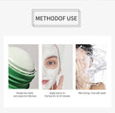 2PCS Green Tea/Eggplant Purifying Clay Stick Mask, Face Moisturizes Oil Control, Deep Clean Pore, Blackhead Remover Acne Deep Cleansing, Improves Skin for Women Men (Green Tea Mask/Eggplant Mask) WEISPO