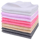 SINLAND Microfiber Facial Cloths Fast Drying Washcloth Absorbent Face Wash Cloth Soft Makeup Remover Cloths 12inch x 12inch SINLAND