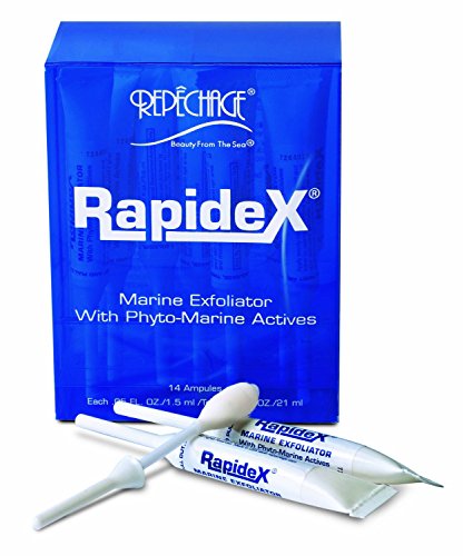 Repechage Rapidex Marine Exfoliator - Natural Facial Exfoliating Scrub with Glycolic & Alpha Hydroxy Acids - Deep Pore Cleansing Gentle Face Exfoliator for Anti-Aging Repechage