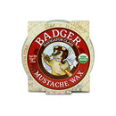 Badger - Mustache Wax, Medium Hold, Natural Mustache Wax, Certified Organic, Styling Facial Hair Wax, Moustache Wax, 0.75 oz Badger