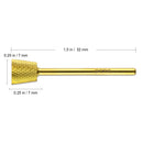 Pana 3/32" 4 Week Backfill Nail Carbide Bit - For Electric Dremel Drill Machine (Fine, Gold (Inverted Backfill)) PANA