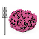 MelodySusie 100 Pcs Nail Drill Bits Sanding Bands for Nail Drill 150 Medium Grit Nail File Sanding Bands for Acrylic Nails Gel Manicures and Pedicure MelodySusie