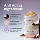 BLITHE Pressed Serum Tundra Chaga With Peptide & Collagen | Korean Moisturizer | Anti Aging Cream & Skin Tightening Cream for Face | Formula for an Instant Face Lift, 1.68 fl oz Infinity Warehouse