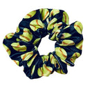 Softball Scrunchie, Softball Hair Accessories, Girls Softball Premium Velvet Scrunchie, Gift for Softball Player and Softball Teams (Black) Infinity Collection