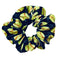 Softball Scrunchie, Softball Hair Accessories, Girls Softball Premium Velvet Scrunchie, Gift for Softball Player and Softball Teams (Black) Infinity Collection