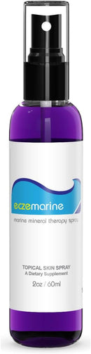 Topical Magnesium Spray for Sleep - 2OZ Eczemarine Ocean Ionic Pure Magnesium Oil Spray for Feet with Inland Sea Minerals Supports Baby Eczema Relief Infinity Warehouse