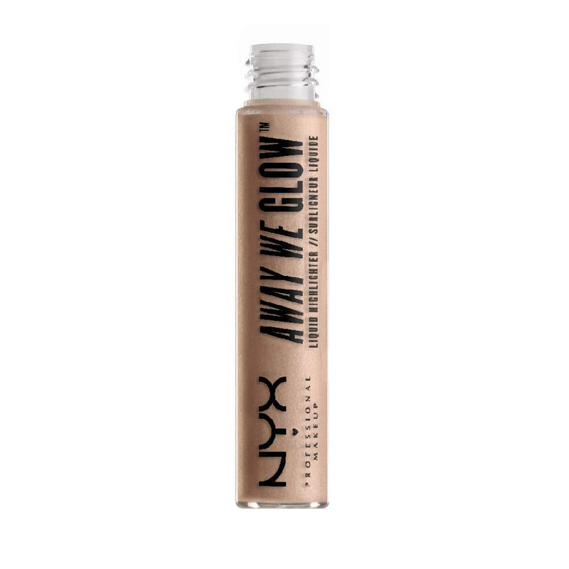 NYX Professional Makeup Away We Glow Liquid Highlighter, Moon Beam, 0.22 Fluid Ounce NYX PROFESSIONAL MAKEUP