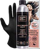 Self Tanner Oil - Natural Sunless Tanning Spray w/ Hyaluronic Acid and Organic Oils, Clear Gradual Fake Tan Sprayer for Perfect Golden Glow 8.0 fl.oz GOLDEN STAR BEAUTY