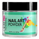 Acrylic Nails Color Acrylic Powder For Nail Art, 1oz Jar by Cacee, For Any Professional Acrylic Nail Kit, Premix of Pigments, Glitter, & Metallic Effects (Seafoam Blue