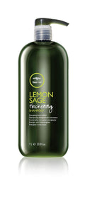 Tea Tree Lemon Sage Thickening Shampoo, Builds Body + Boosts Volume, For Fine Hair, 33.8 fl. oz. Tea Tree