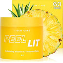 I DEW CARE Peel Lit Citric Acid Peel Pads | Exfoliating Vitamin C Treatment Pads with AHA and PHA | Chemical Peels for Face | Korean Skincare, Vegan, Cruelty-free, Gluten-free, Paraben-free I DEW CARE
