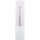 PANA 3/32" Cuticle Clean Nail Carbide Bit for Professional, Nail Salon, Nail Trimmer, Under Nail Cleaner, Electric Drill Machine, Manicure Tools (Silver-Snake Head, Medium) PANA