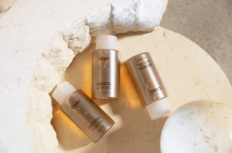 OUAI Detox Shampoo. Clarifying Cleanse for Dirt, Oil, Product and Hard Water Buildup. Get Back to Super Clean, Soft and Refreshed Locks. (10 oz) OUAI Store