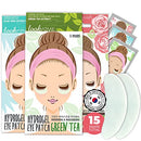 Under Eye Mask Dark Circles and Puffiness (15 pairs). Korean Skin Care Green Tea, Aloe Vera and Rose Hydrogel Eye Patch / Under Eye Pads. Dark Circle Remover and Collagen Eye Patches for Puffy Eyes. LOOKATME