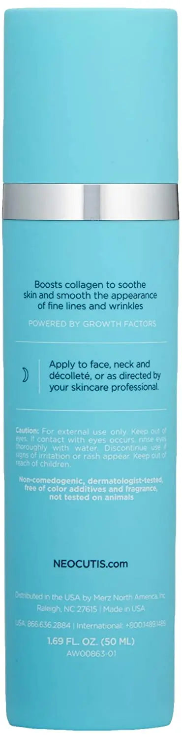 NEOCUTIS Overnight Smoothing Bio Cream, Fragrance free, 1.69 Fl Oz NEOCUTIS