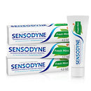 Sensodyne Fresh Mint Sensitive Toothpaste, Cavity Prevention and Sensitive Teeth Treatment - 4 Ounces (Pack of 3) Sensodyne