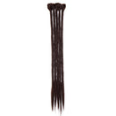 SEGO 20 Inch Dreadlock Extensions for Women/Men Synthetic Handmade Dread Extension Long Single Ended Hippie Style Reggae Hair 20 strands
