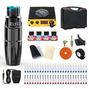 Dragonhawk Rotary Tattoo Pen Machine Kit, Mast Tour Tattoo Permanent Makeup Gun 50Pcs Cartridges Needles Power Supply Color Inks with Carry Case Dragonhawk