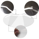 EBANKU 100 PCS Microblading Permanent Makeup Shower Protective Face Cover Water Visors Face Shields for Hairspray Salon Supplies and Eyes Surgery Aftercare EBANKU