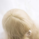 Long Wavy Wig Bangs - Natural Synthetic Hair Lolita Wig with Wig Cap For Women Cosplay and Daily Wear (Blonde) Alice Garden Wigs