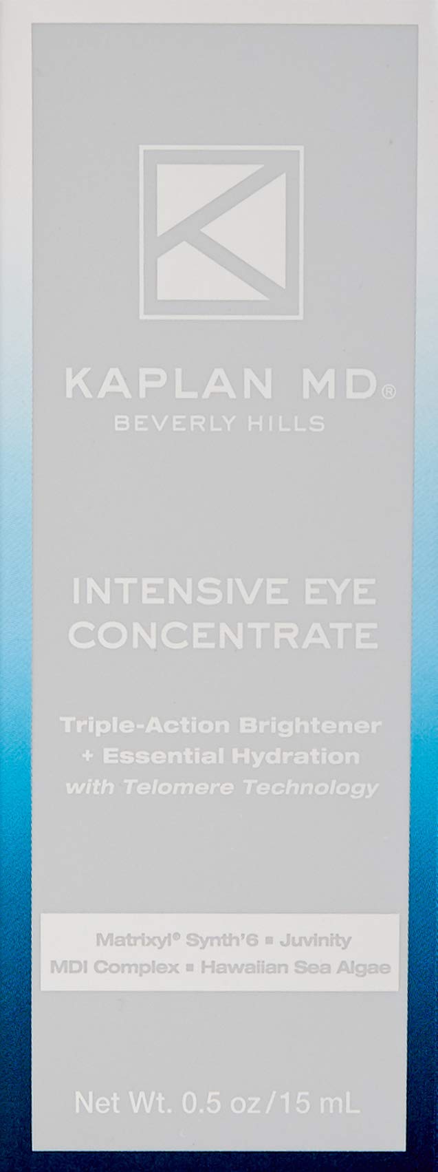 KAPLAN MD Intensive Eye Concentrate, Triple Action Brightener + Essential Hydration, 0.5 oz KAPLAN MD