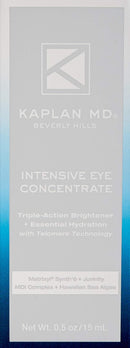 KAPLAN MD Intensive Eye Concentrate, Triple Action Brightener + Essential Hydration, 0.5 oz KAPLAN MD