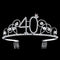 BABEYOND Crystal Birthday Tiara Crown Princess Birthday Crown Hair Accessories Happy 40th Birthday Crown Tiara for Women (40 Birth) BABEYOND