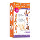 Sally Hansen Hair Remover Kit, 1 Count, Quick and Easy Wax Strip Kit (Packaging May Vary) Sally Hansen