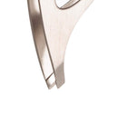 BASICARE Slant Tweezer-Non Slip design ideal for Men-Stainless Steel-Eyebrows Hair removal Precision - 3.9 inch Basicare