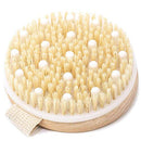 Dry Brushing Body Brush - Round Exfoliating Brush, Body Brush, Dry Brush for Cellulite and Improved Lymphatic Drainage Massager & Body Scrubber Brush for Skin & Body Exfoliator, Skin Brush… Beauty by Earth