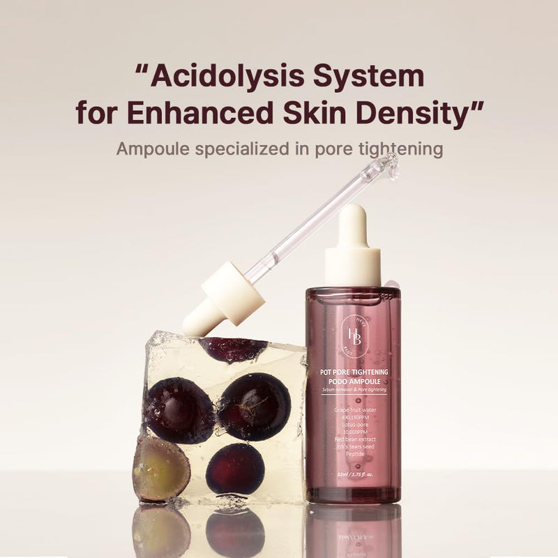 Pot Pore Tightening Podo Ampoule - Pore Tightening, Korean Skincare, Hypoallergenic, Moisturizing, Pore Care, Face Serum, Skin Density Improvement, Skin Elasticity, Mother's Day Gift Infinity Warehouse