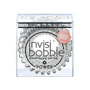 invisibobble Power Traceless Spiral Hair Ties - Pack of 3 Crystal Clear - Strong Elastic Grip Coil Hair Accessories for Active Women - No Kink, Non Soaking - Gentle for Girls Teens and Thick Hair invisibobble