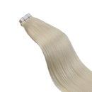 Ugeat Tape in Hair Extensions Human Hair 24 Inch Tape in Hair Extensions Real Hair