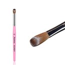 Yasterd Acrylic Nail Brush 100% Pure Kolinsky Acrylic Brushes for Nails Size 12 Oval Round Shaped Nail Brush for Acrylic Powder Application Pink Wooden Handle Professional Nail Art Manicure Tool Yasterd