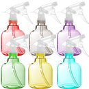 Youngever 6 Pack Empty Plastic Spray Bottles, 6 Assorted Colors (12 Ounce) Youngever