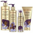 Pantene, Hair Oil, Co Wash, Detangling Milk, and Butter Cream Hair Treatment Kit, with Argan Oil, Sulfate Free, Pro-V Gold Series, for Natural and Curly Textured Hair Pantene