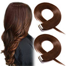 Medium Brown Tape in Human Hair Extension 18 inch