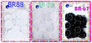 Tara Girls Self Hinge Plastic Bow Hair Barrettes Selection Pack Of 3 (COMBO17) Tara