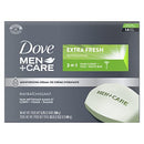 Dove Men+Care Bar 3 in 1 Cleanser for Body, Face, and Shaving to Clean and Hydrate Skin Extra Fresh Body and Facial Cleanser More Moisturizing Than Bar Soap 3.75 oz 14 Bars DOVE MEN + CARE