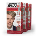 Just For Men Easy Comb-In Color (Formerly Autostop) Mens Hair Dye, Easy No Mix Application - Sandy Blond, A-10, 3 Pack Just for Men
