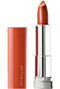 Maybelline New York Color Sensational Made for All Lipstick, Spice For Me, Satin Nude Lipstick, 370 SPICE FOR ME, 1 Count Maybelline New York
