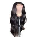 Body Wave Lace Front Wigs Human Hair Pre Plucked with Baby Hair Glueless 4x4 Lace Closure Wigs Human Hair for Black Women Natural Color 150 Density (18inch, Human Hair Wigs) Heng Fan