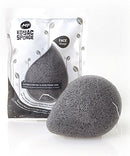 MY Konjac Sponge All Natural Korean Facial Sponge with Activated Bamboo Charcoal. Premium Quality and Larger Size. Halal, Leaping Bunny Cruelty Free and the Vegan Society Certified. My Konjac Sponge
